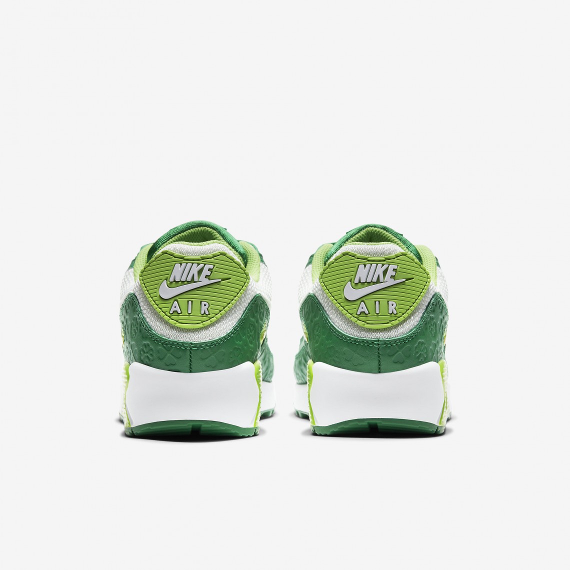 Nike Air Max 90 St Patricks Day Vit Grön Herr- och Damskor Begränsad Utgåva DD8555-300